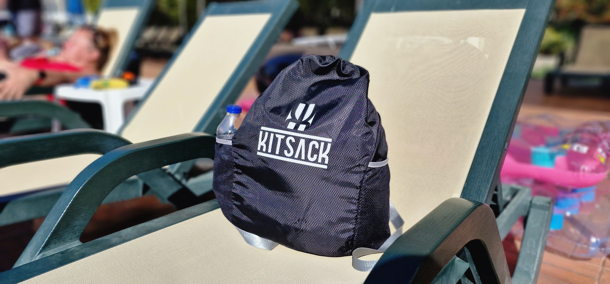 KITSACK Draw string gym bag, Ideal for school, by the pool or even at the beach