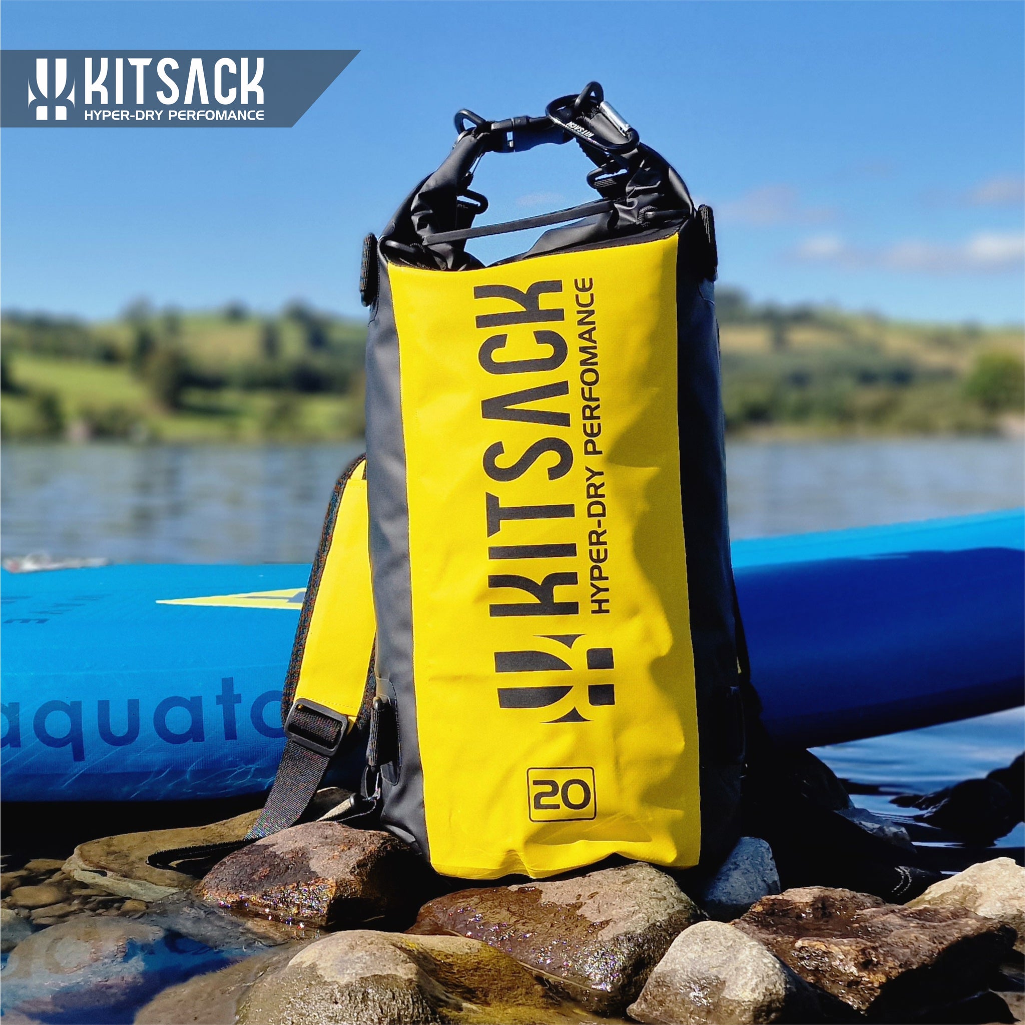20L KITSACK Premium Roll Top Dry Bag - Main Image