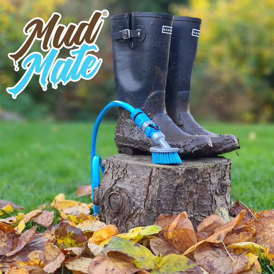 The Amazing Mud Mate boot and shoe cleaning brush.